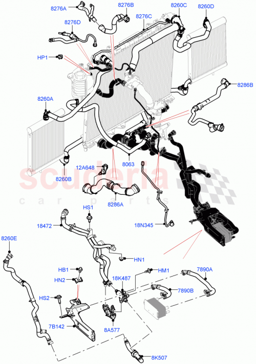 Part Diagram for Land Rover LR139417