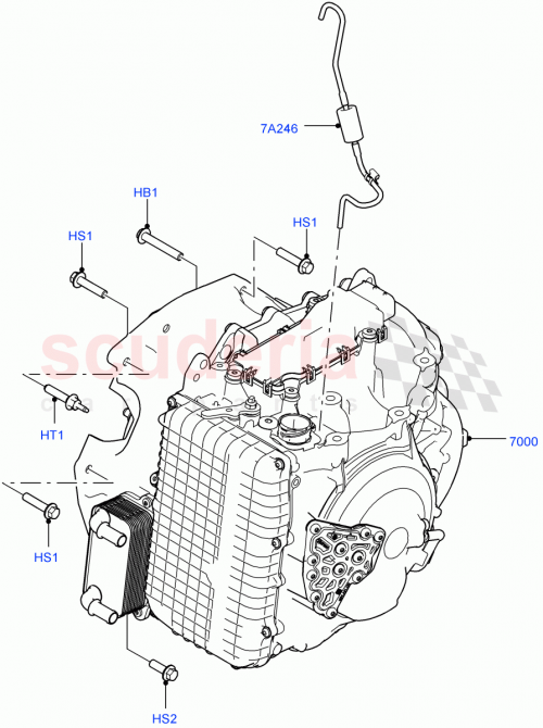 Part Diagram for Land Rover FS110306