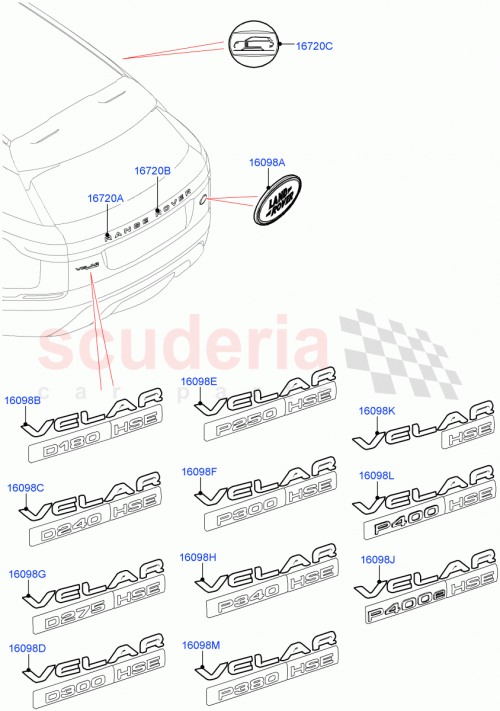 Part Diagram for Land Rover LR123673