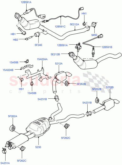 Part Diagram for Land Rover LR013737