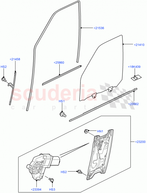 Part Diagram for Land Rover CFE500880