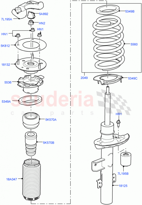 Part Diagram for Land Rover LR095434
