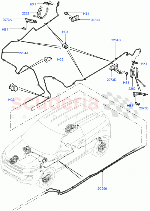 Part Diagram for Land Rover LR077382