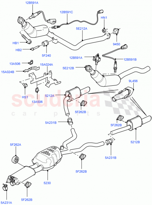 Part Diagram for Land Rover LR015381