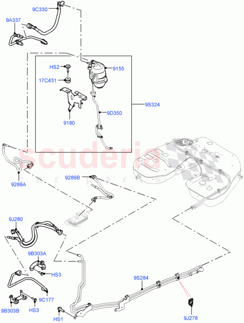 Part Diagram for Land Rover LR142040