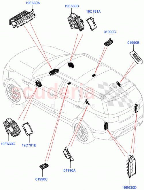 Part Diagram for Land Rover LR098233