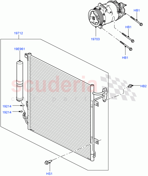 Part Diagram for Land Rover LR021824