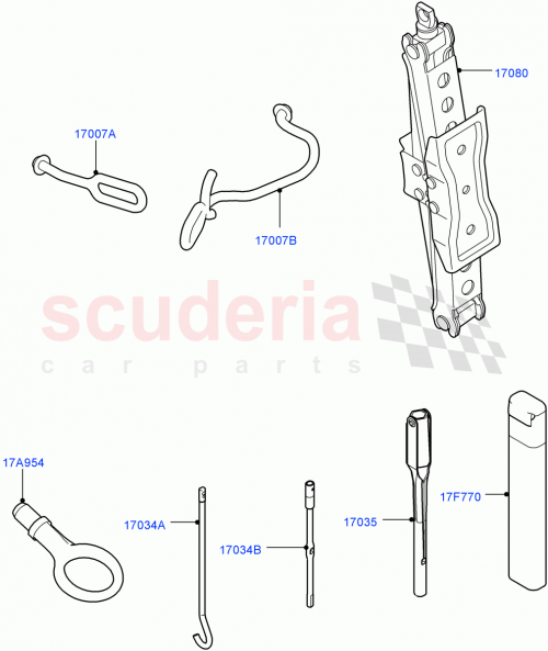 Part Diagram for Land Rover KBC500040