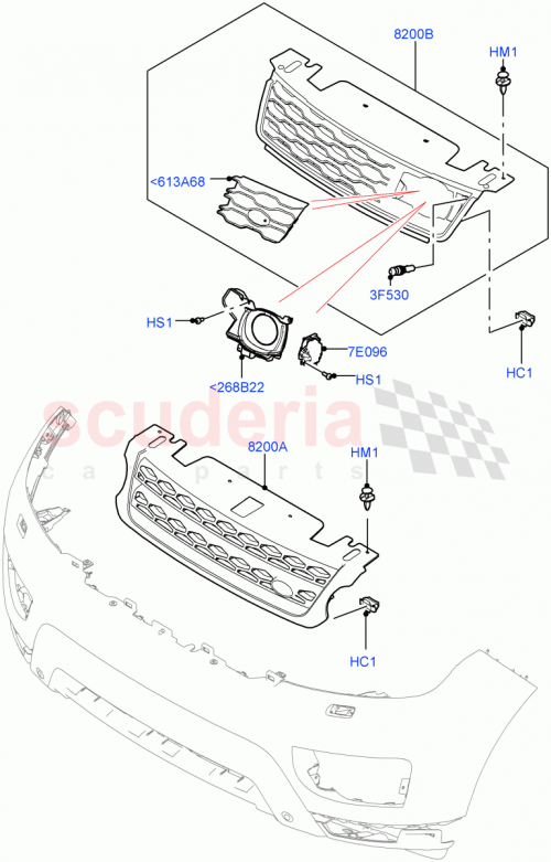 Part Diagram for Land Rover LR108119
