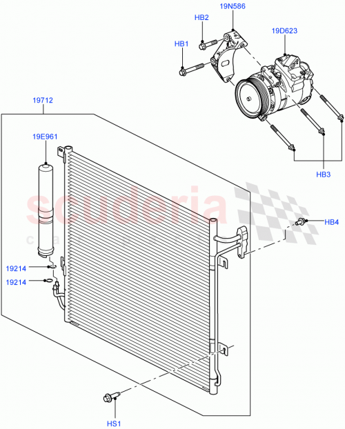Part Diagram for Land Rover LR018405