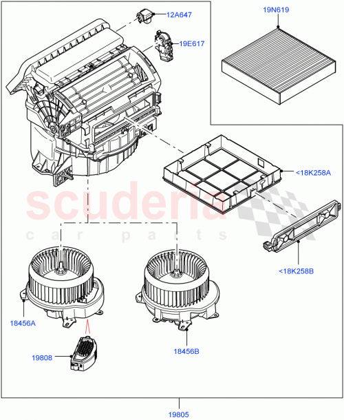 Part Diagram for Land Rover LR171250