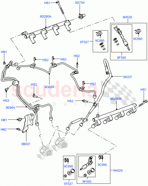 Part Diagram for Land Rover LR077733