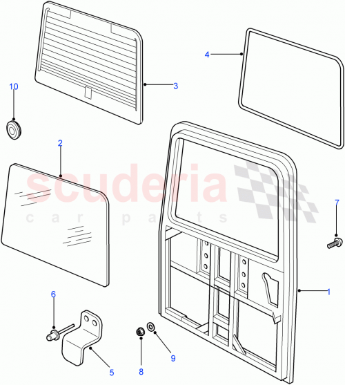 Part Diagram for Land Rover LR042729