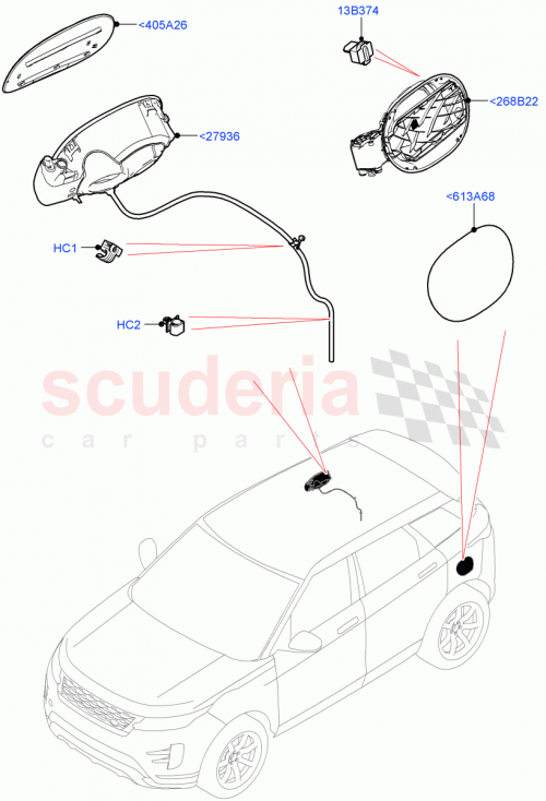Part Diagram for Land Rover LR148922