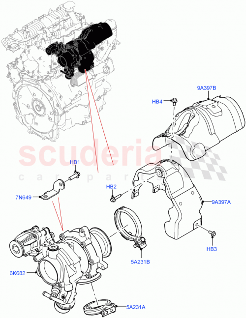 Part Diagram for Land Rover LR173145