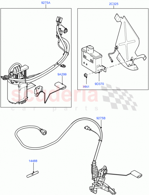Part Diagram for Land Rover ABU761310