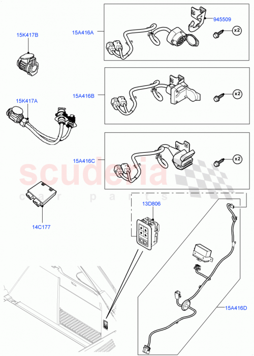 Part Diagram for Land Rover VPLGT0109
