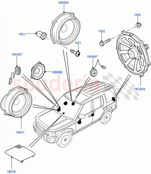 Part Diagram for Land Rover LR050924