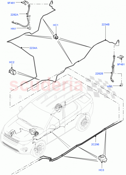 Part Diagram for Land Rover LR104180