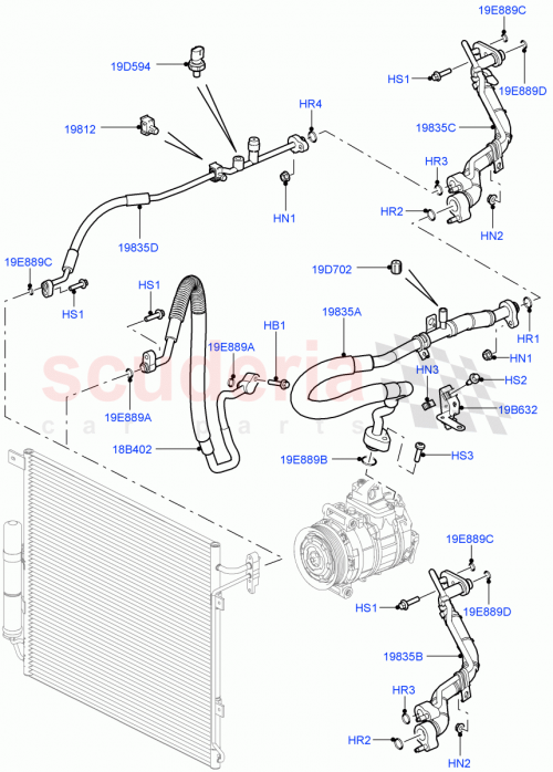 Part Diagram for Land Rover LR019676