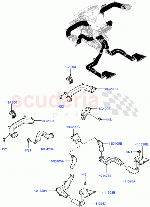 Part Diagram for Land Rover LR072605
