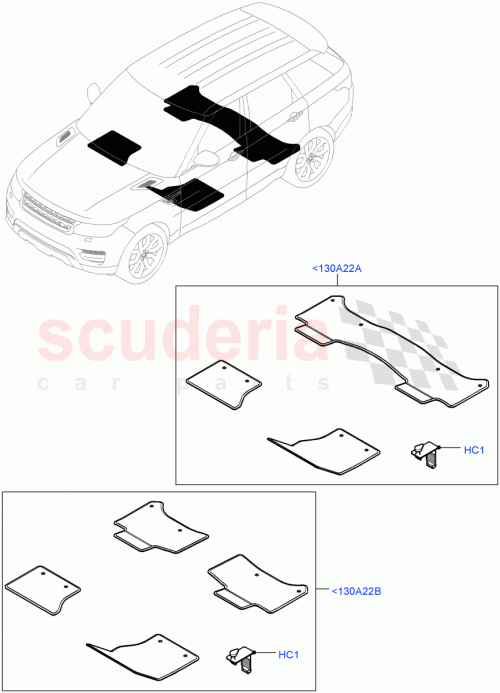 Part Diagram for Land Rover LR041630