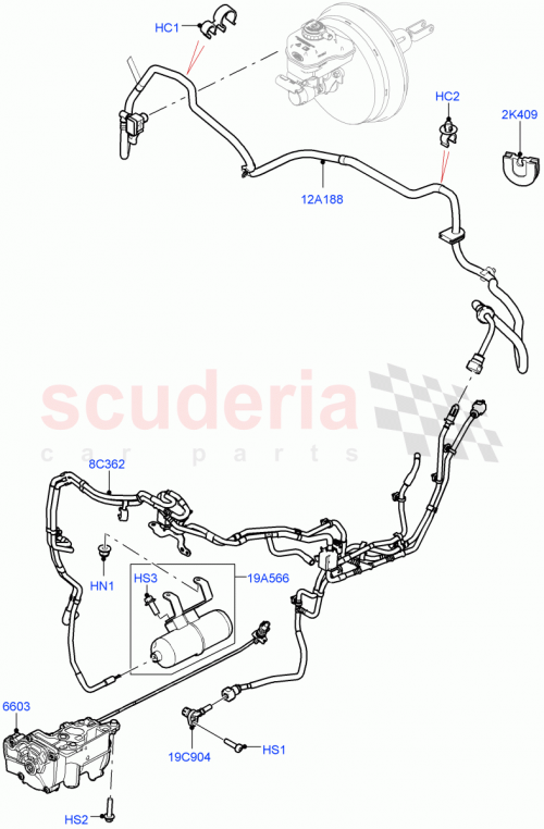 Part Diagram for Land Rover LR124870
