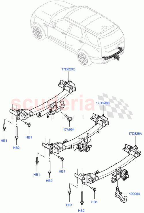 Part Diagram for Land Rover LR143301