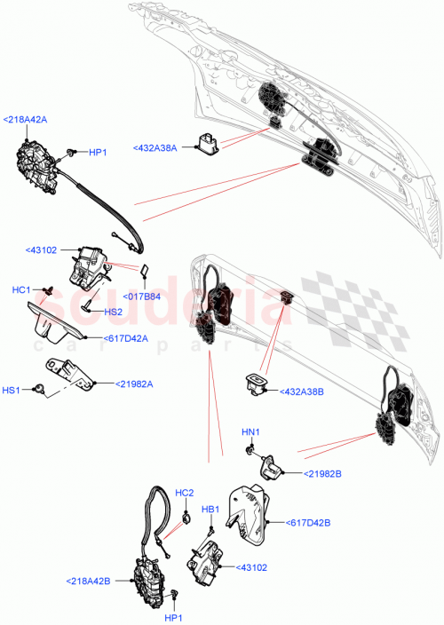 Part Diagram for Land Rover LR153794