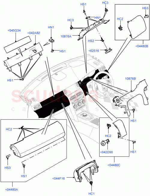 Part Diagram for Land Rover LR059815