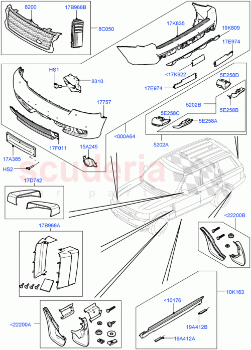 Part Diagram for Land Rover LR023776