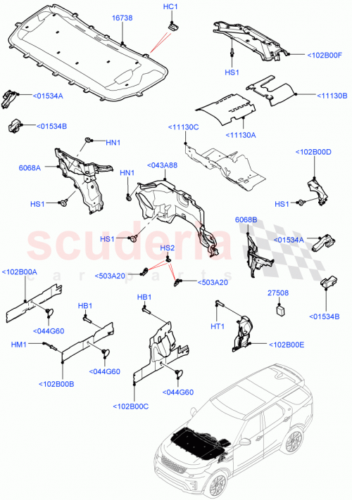 Part Diagram for Land Rover LR148352