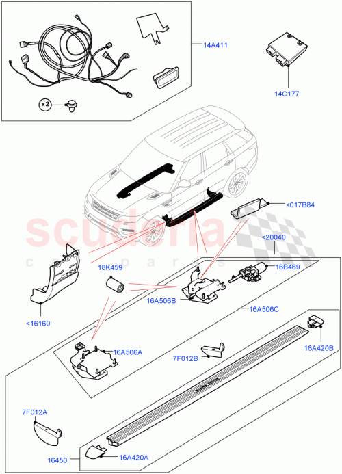 Part Diagram for Land Rover VPLWP0173