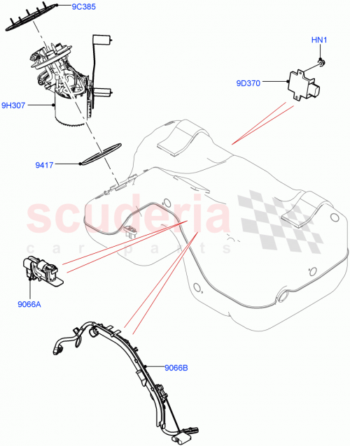 Part Diagram for Land Rover LR101807
