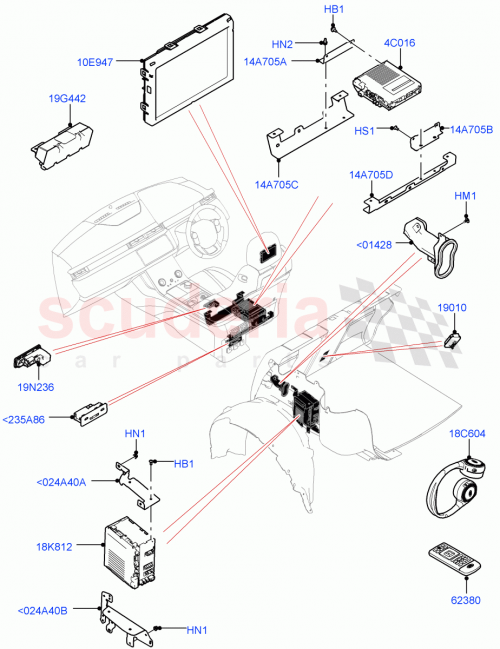 Part Diagram for Land Rover LR095518