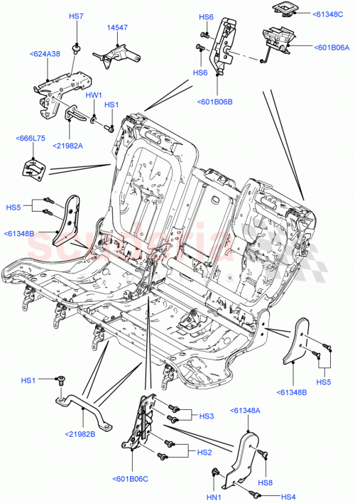 Part Diagram for Land Rover HYP000260