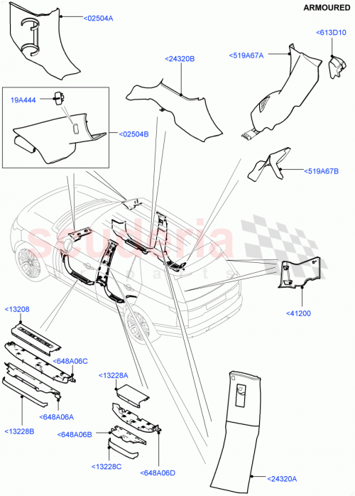 Part Diagram for Land Rover LR090391