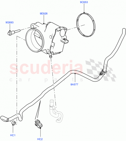 Part Diagram for Land Rover LR021952