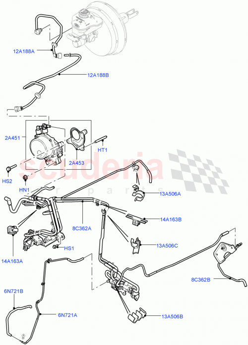 Part Diagram for Land Rover LR036072