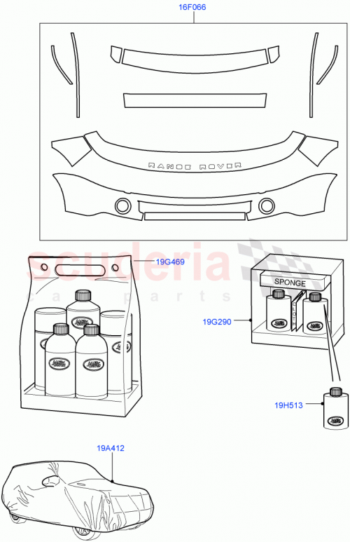 Part Diagram for Land Rover LR023890