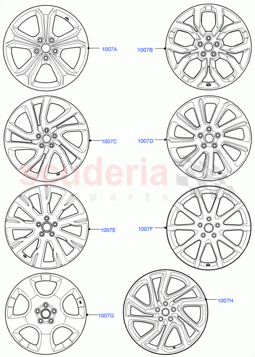 Part Diagram for Land Rover LR073534