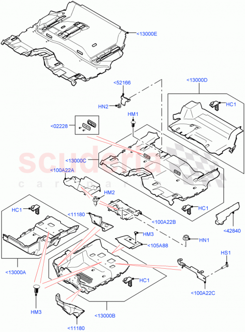 Part Diagram for Land Rover LR142356