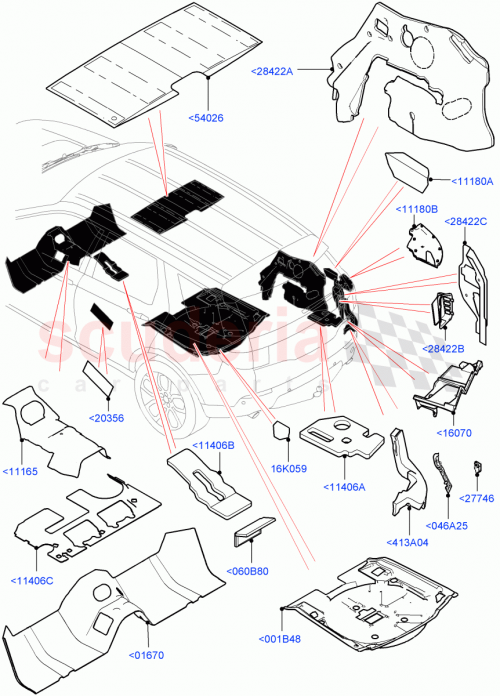 Part Diagram for Land Rover LR067327