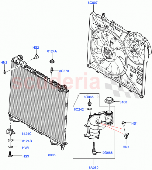 Part Diagram for Land Rover LR176861