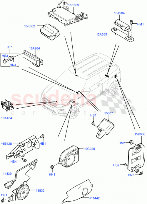 Part Diagram for Land Rover LR068413
