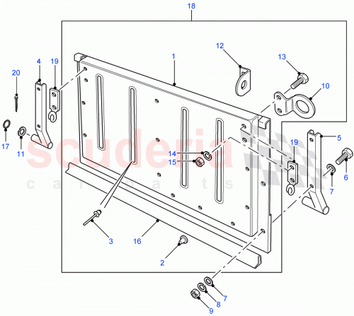 Part Diagram for Land Rover LR016765