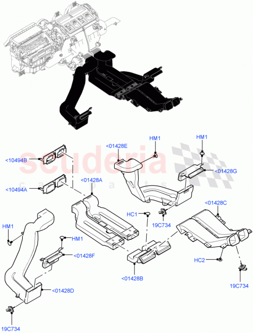 Part Diagram for Land Rover LR130730