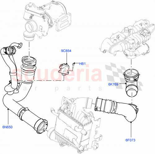 Part Diagram for Land Rover LR156363