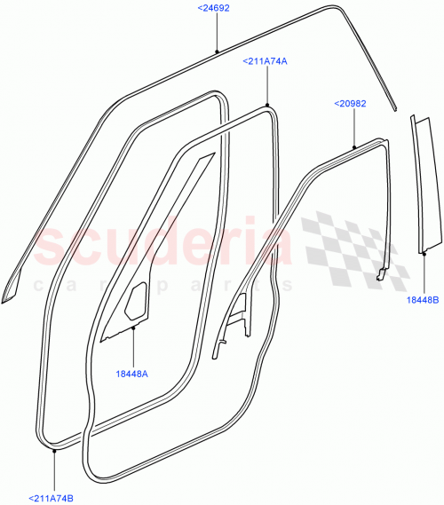 Part Diagram for Land Rover LR015016