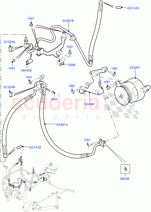 Part Diagram for Land Rover LR043713
